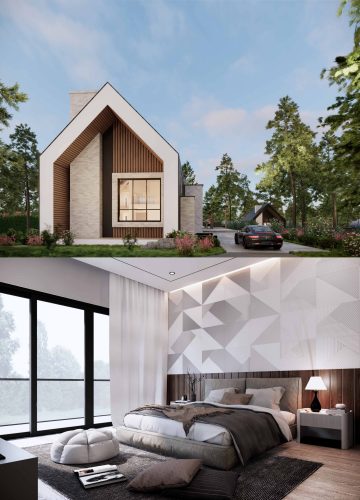 3D Render (Interior and exterior)